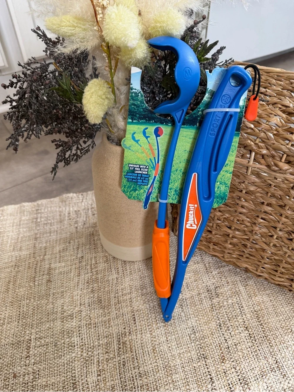 New Chuckit! Dog Toy Ball Launcher - Blue & Orange